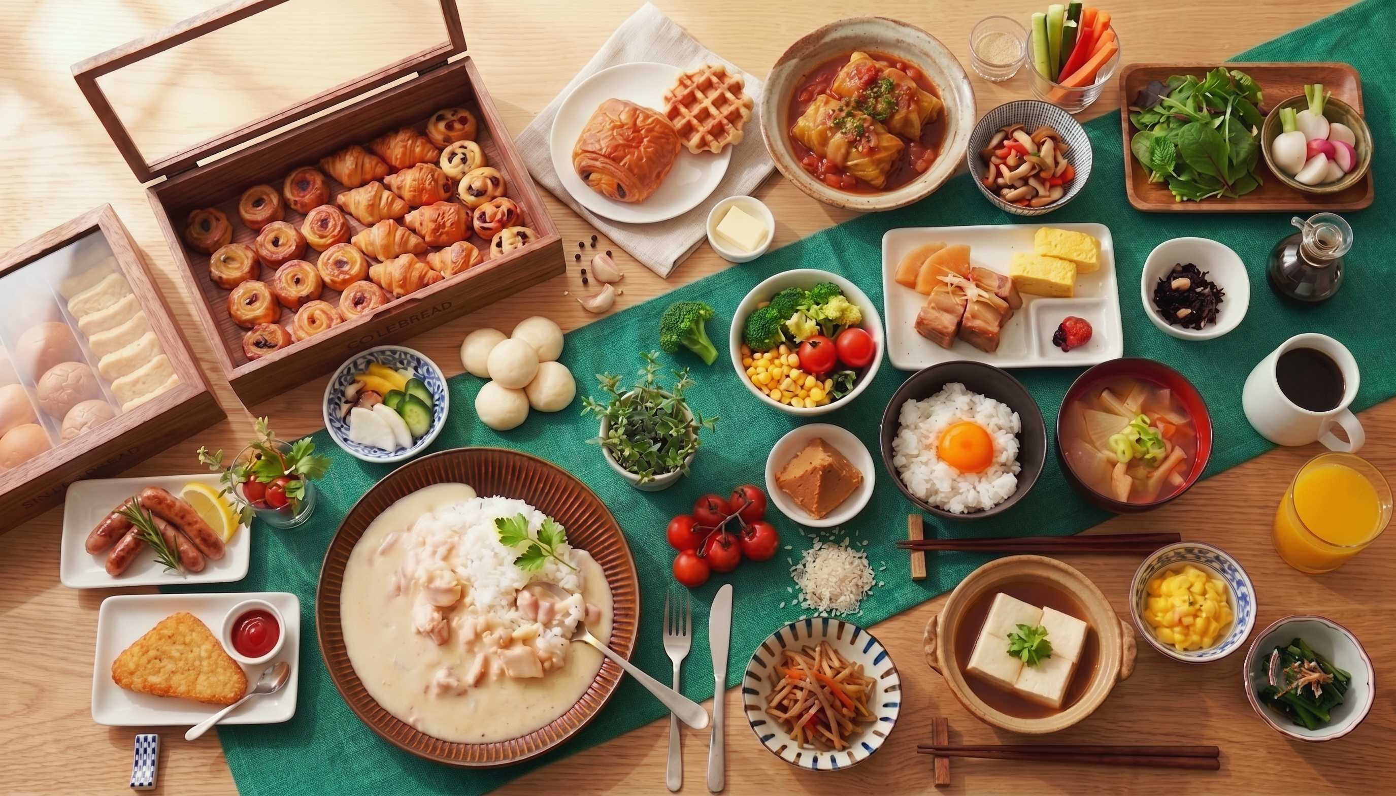 イメージ：朝食ビュッフェ（名物シラオカレー）